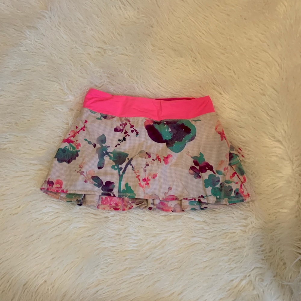 floral lululemon skirt